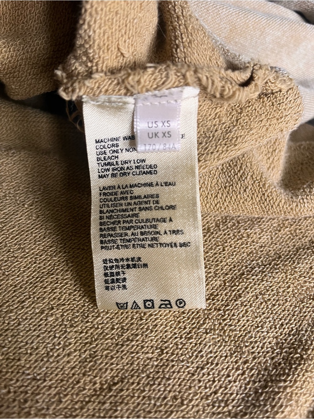 Free People Kara Cardi Zip Up Oversized Slouchy Cotton Hoodie in Golden Yellow - Picture 10 of 15